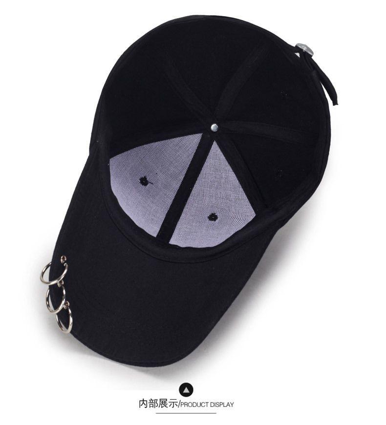 Product Introduction of Unisex Baseball Cap - Spring/Summer Minimalist Design with Metal Hang Loop, Classic Plain Snapback for Men & Women 7