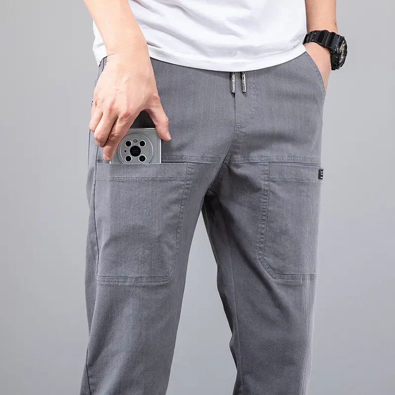 Quần Jogger 6 Túi,Ống Xuông,Form Chuẩn,Thoải Mái,Kiểu Dáng Năng Động,Trẻ Trung Thun Sport 3
