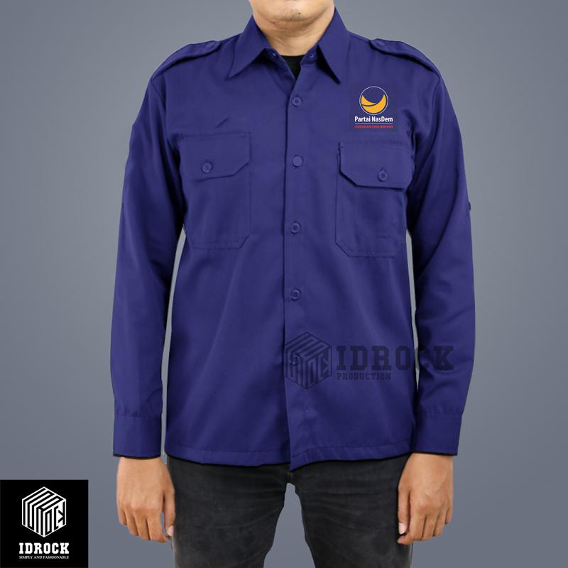 Product Introduction of KEMEJA PDL WARNA BIRU DONGKER 1