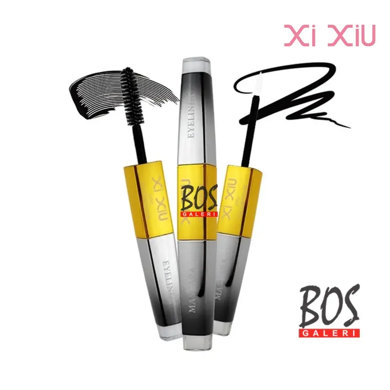 XI XIU 2 in 1 Mascara & Eyeliner Waterproof Xixiu Maskara Eye Liner 2