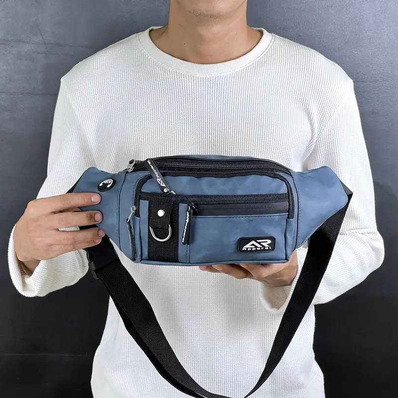 Tas Selempang Pria AR APPAREL Distro Compact Waistbag Slingbag Waterproof Tas Pinggang Cowok 2