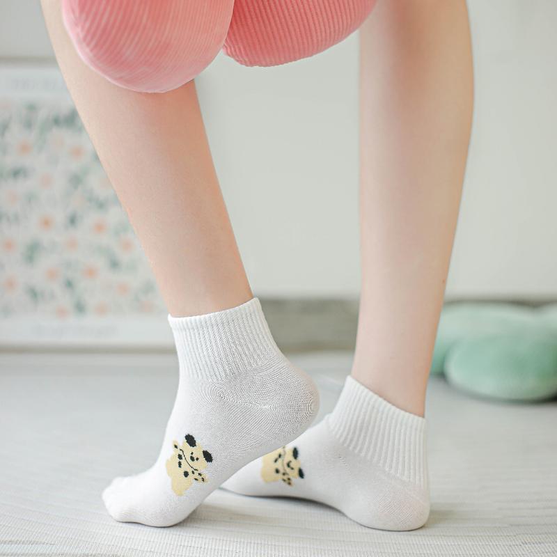 Tất vớ nữ cổ ngắn họa tiết thú dễ thương, chất liệu cotton co giãn thoáng khí - Cherry Shop 3