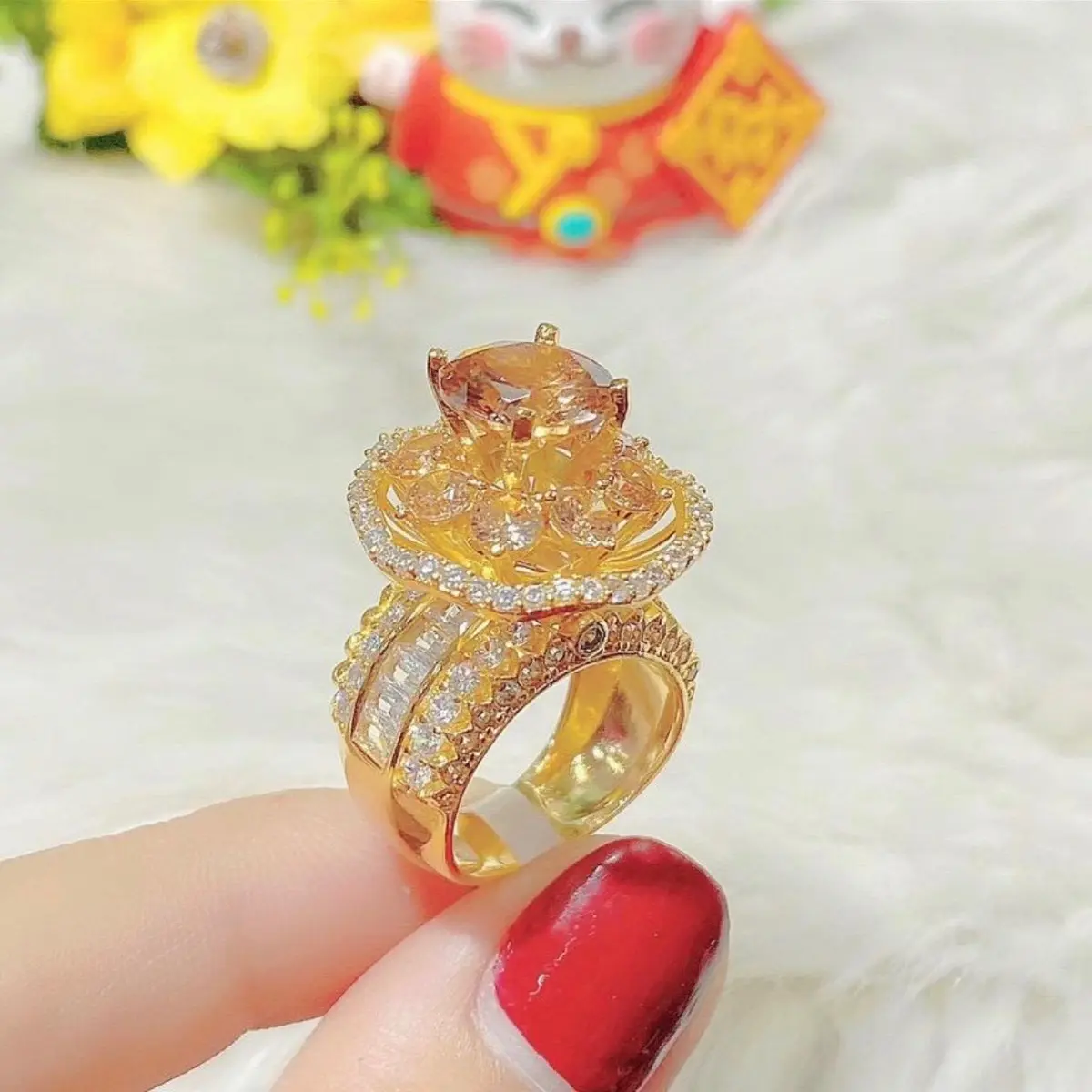 Nhẫn nữ  đính đá cz (n679)