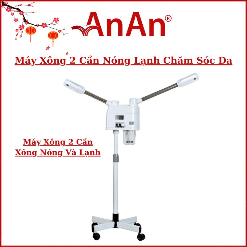 Máy Xông Hơi Mặt 2 Cần Nóng Lạnh | Máy Xông Mặt Dùng Cho Spa