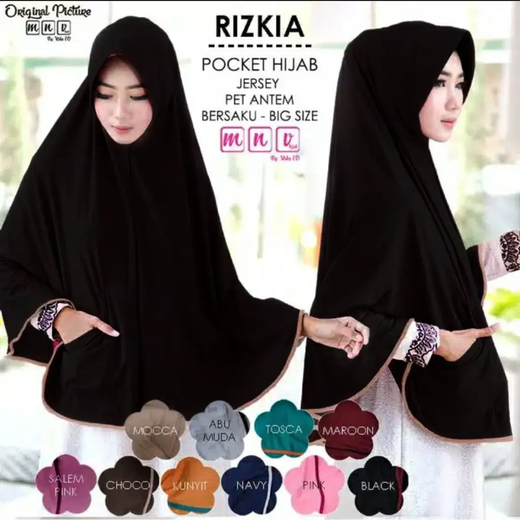HIJAB SAKU JUMBO COD bisa bayar di tempat