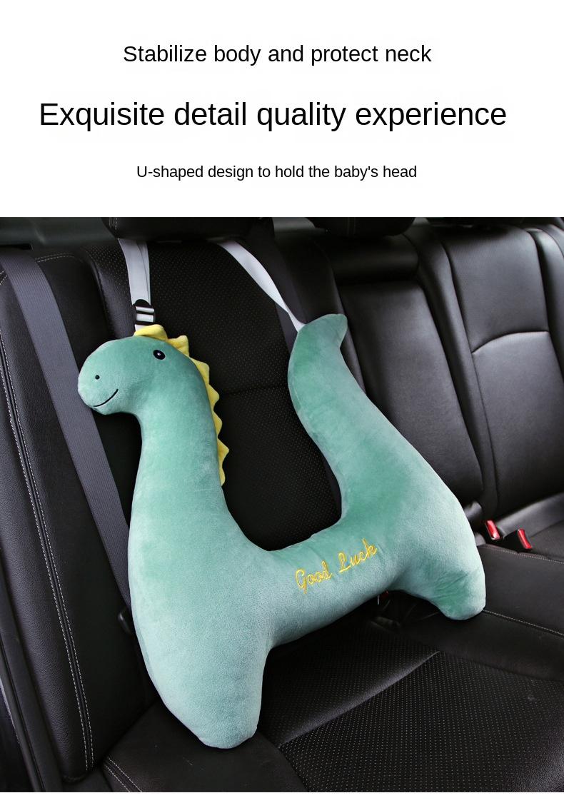 Product Introduction of 2PCS Car pillow kids Car seat sleeping pillow for kids Car pillow long travel Universal Neck Pillow 17