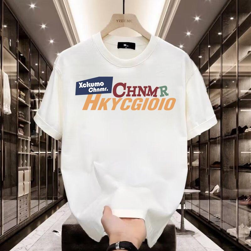 Product Introduction of Áo Thun Nam, 100% Cotton, ngắn Tay, Dáng Rộng Vừa Vặn, Thoải Mái, In Chữ Tiếng Anh 9