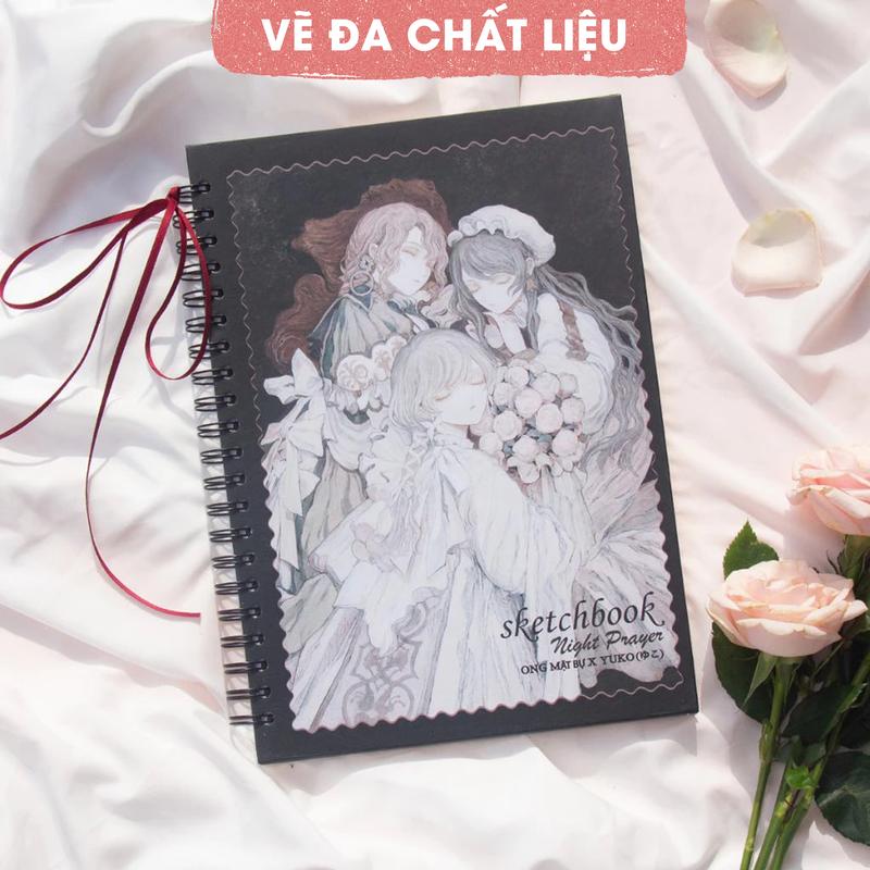 Sổ Vẽ Đa Chất Liệu Ong Mặt Bự - Sổ Phác Thảo Yuko - Lỗi 1 Đổi 1 - Sketchbook Không Kèm Tài Liệu Vẽ