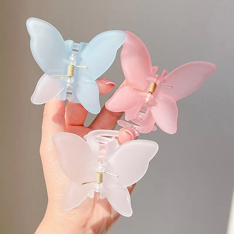 TD - JEPITAN RAMBUT KUPU-KUPU DOFF 6CM MODEL KOREA / JEDAI SALON MATTE DOFF KOREA BUTTERFLY 2