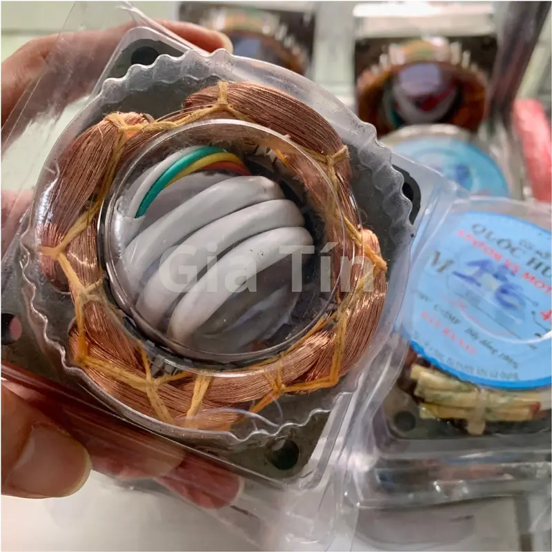 Stator Phe quạt, lốc quạt dày 20mm-46 dây đồng,nhãn hiệu Quốc Hưng, dây đồng 100% 3