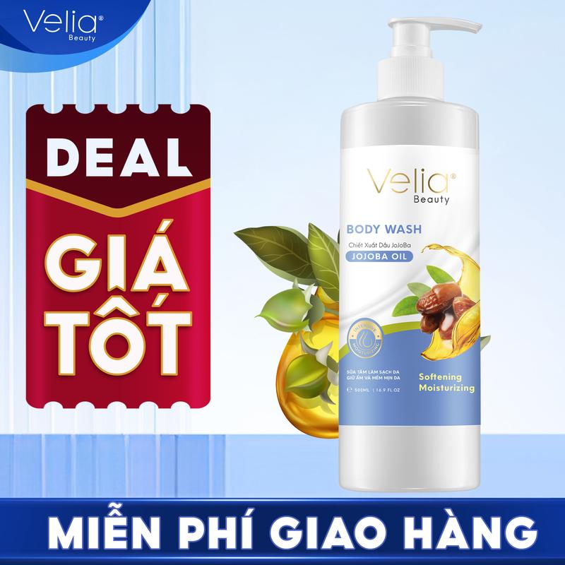 [#08 DEAL GIÁ TỐT] - Sữa Tắm Chiết Xuất Dầu Jojoba Body Wash Velia Nữ