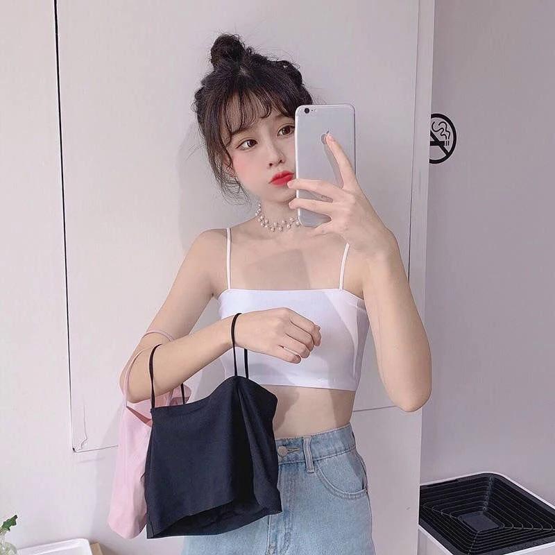 Product Introduction of Áo Ngực Nâng Ngực, Gợi Cảm, Dành Cho Phụ Nữ, Chất Liệu Lụa Lạnh Áo Crop Top, Liền Mạch, Áo Ống Dây Đeo, Không Tay, Áo Yếm, Đồ Lót, Áo Ngực Thân Mật Nữ 23