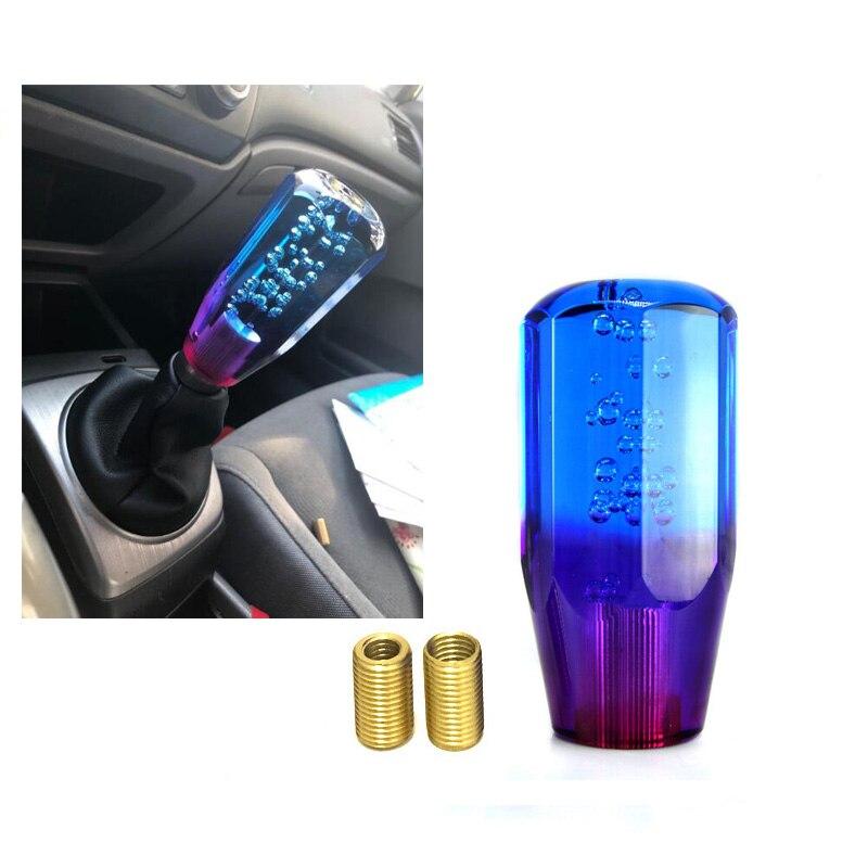 Universal Mobil Gear Shift Knob Kristal Warna-warni Gelembung Gear Stick Shifter Knob untuk Manual Auto Mobil Styling Shift Stick Gear Knob Car 3