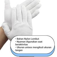 Gambar 12 PASANG sarung tangan paskibra /sarung tangan upacara putih - Putih Pakai kancing, 12 PASANG dari Alzura Kota Administrasi Jakarta Utara 2 Tokopedia