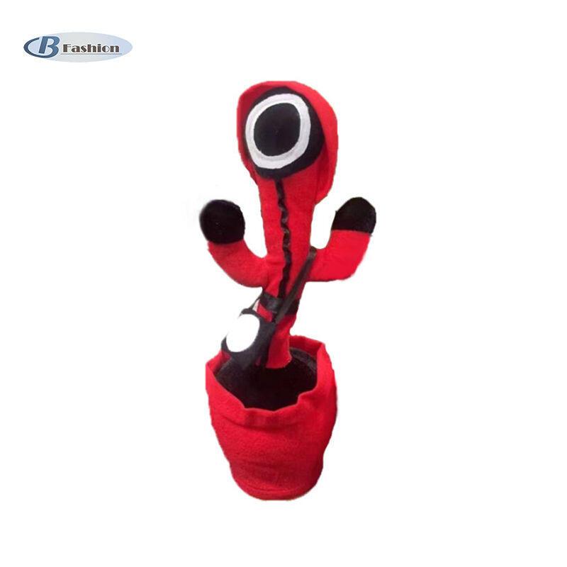 Product Introduction of Đồ Chơi Bộ Ghép Hình Nhồi Bông Squid Game Cactus, Điện, Siêu Dễ Thương, Biết Hát Và Nhảy Múa, Quà Tặng Mới Lạ Cho Trẻ Em, B-F 18
