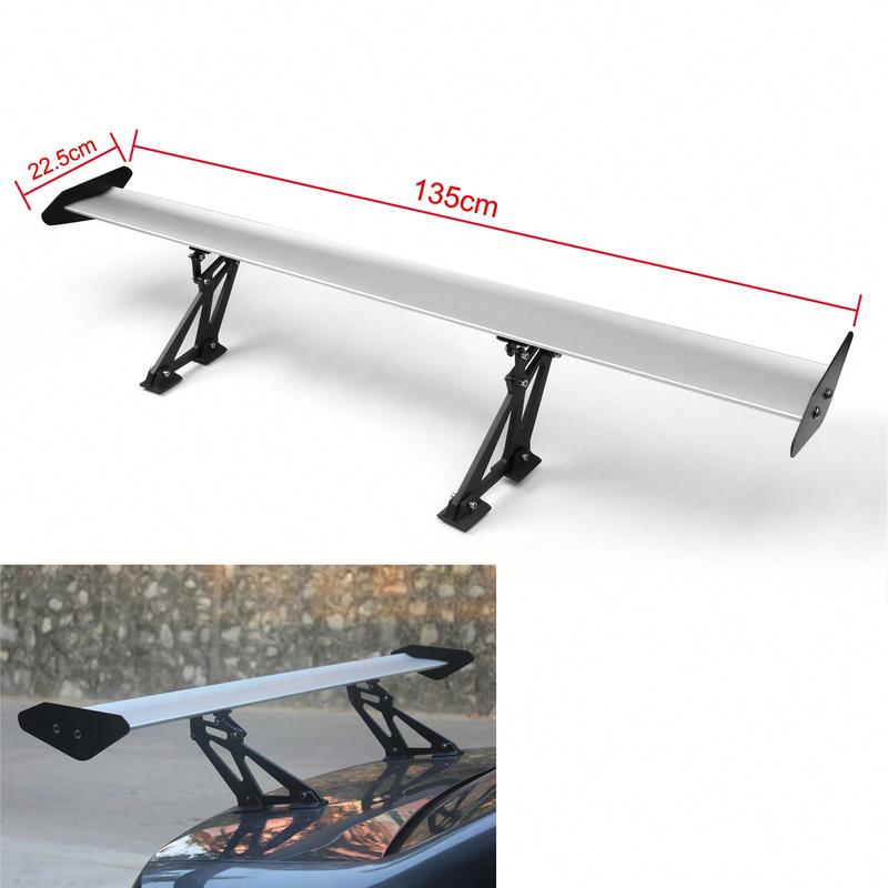 Aluminum GT Racing Rear Wing Spoiler for Universal Sedan - TikTok Shop