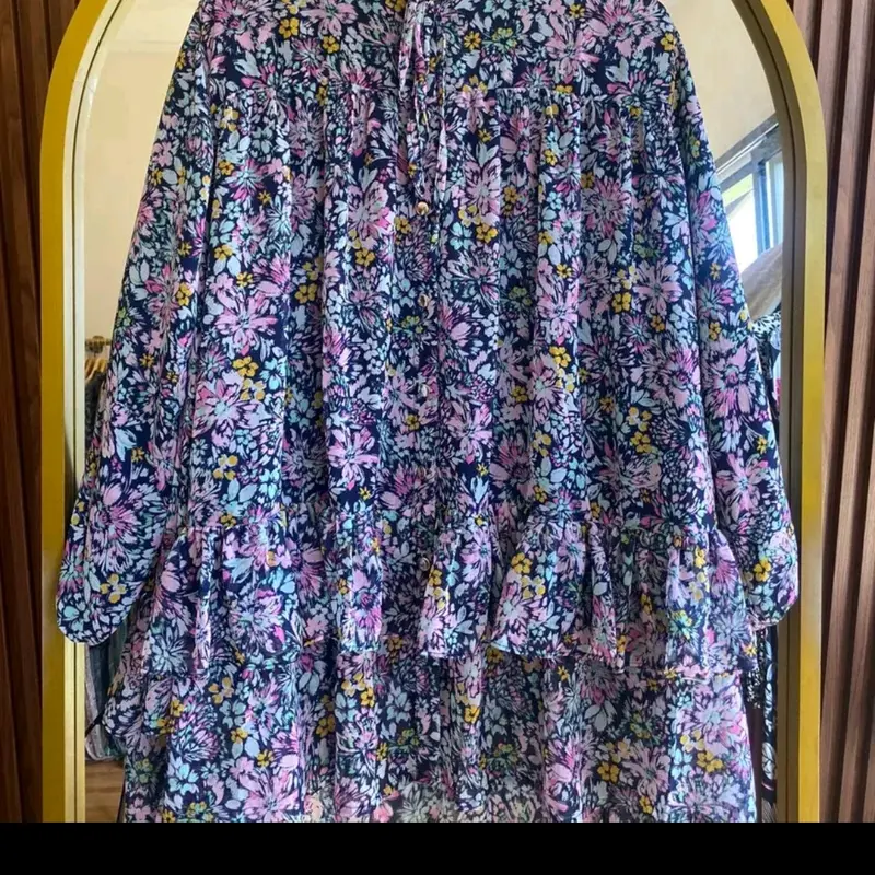 Floral Tunik Ceruty Poliester 3