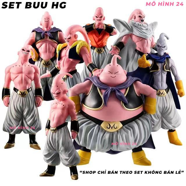 SET 8 NHÂN VẬT Bộ mô hình đầy đủ nhân vật Majin Buu ma bư trong Dragonball Z figure full set. combo bu gầy buu béo anime HG Premium Bandai Limited HG BẢN GIỚI HẠN