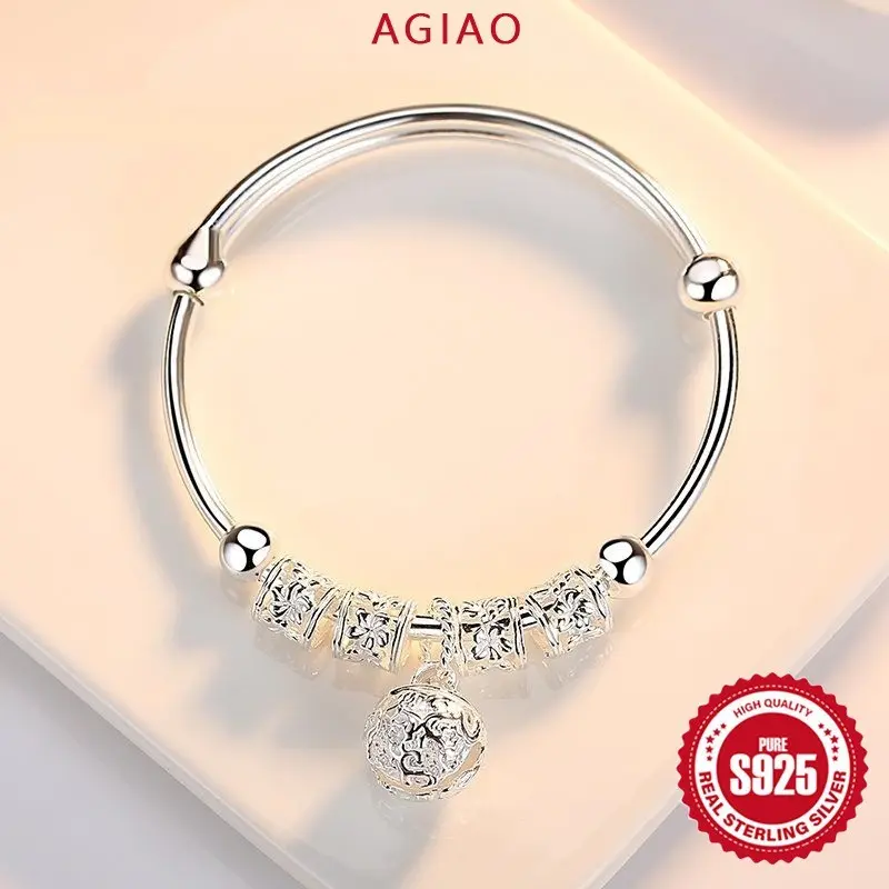 AGIAO Gelang Loncat Manik Wanita Perak 925 5