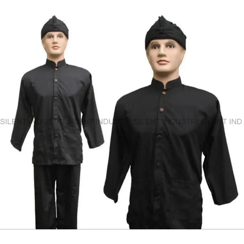 SILENT Setelan Baju Pangsi Dewasa Satu Set Baju + Celana Pangsi Sunda Dewasa / Baju Adat Sunda / Baju Adat Baduy / Baju Tradisional / Baju silat Terbaru Termurah Terlaris 5