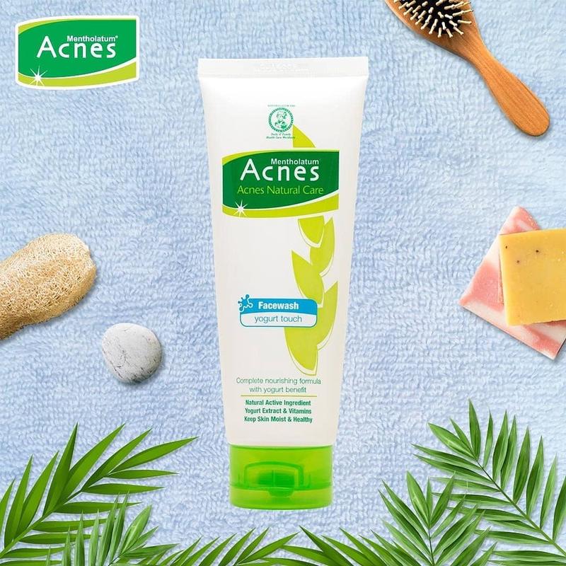 Acnes Creamy Wash Complete White Oil Control Deep Pore Yogurt Touch 50gr 100gr || Sabun Cuci Muka Anti Jerawat Badan 6