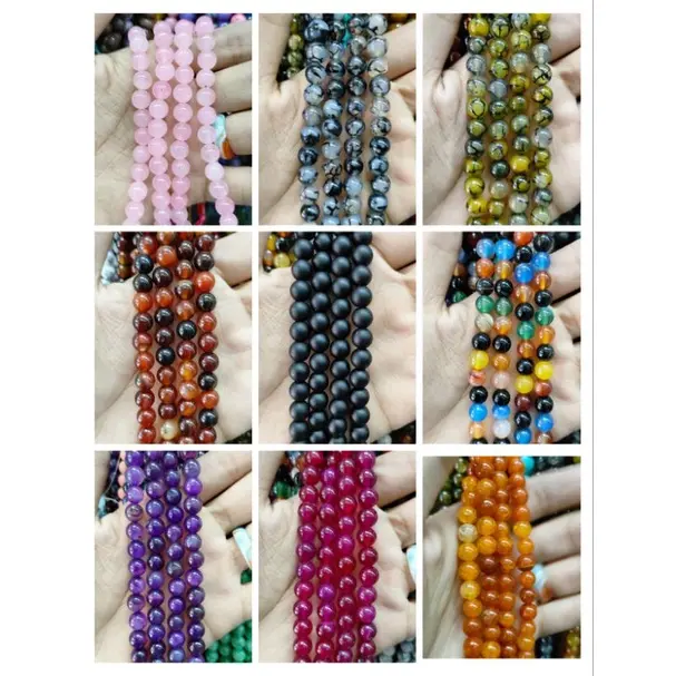 Batu Alam 8mm Bulat 46-47 Butir