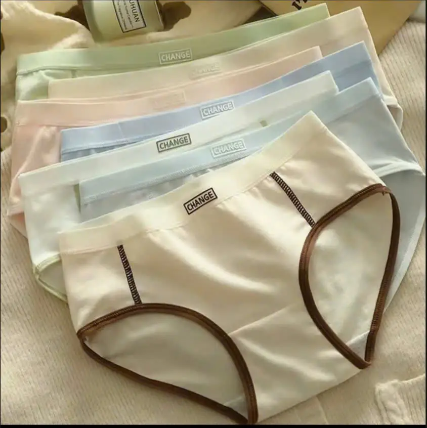 Combo 10 ( hoặc tách lẻ  5 quần .) quần lót nữ CHANGEE  993 với chất liệu cotton mềm mại với thiêt kế phối cạp viền màu sắc trang nhã , khoẻ khoắn (có tách lẻ 5 quần cho khách mú ít)