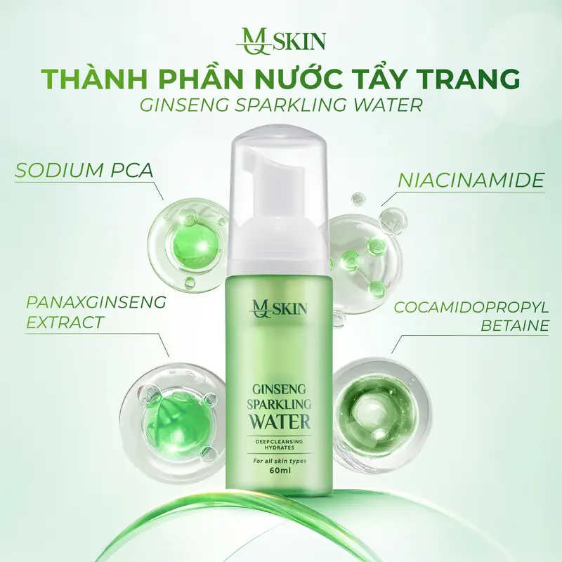 [MQ SKIN01] Combo 4 món Dưỡng ph.ục h.ồi da gồm [1 kem B5 15gr + 1 Serum sữa 10ml + 1 Tẩy trang 60ml + 1 Toner 60ml] Hỗ trợ dưỡng da ph.ục h.ồi b.óng m.ịn Skincare Women  Làm Đẹp Da 5