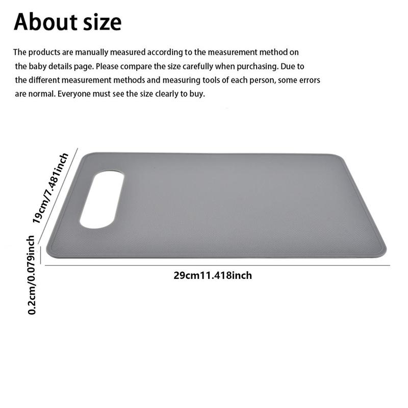 Product Introduction of Double Sided Hangable Fruit & Vegetable Cutting Board, 1 Count Household Plastic Chopping Board, Food Cutting Board for Kitchen 2