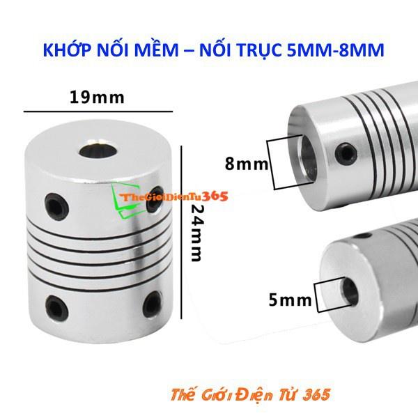 Khớp Nối Mềm 3-5, 3-8, 4-6, 5-5, 5-8, 5-10, 6-10, 8-10, 10-10 0
