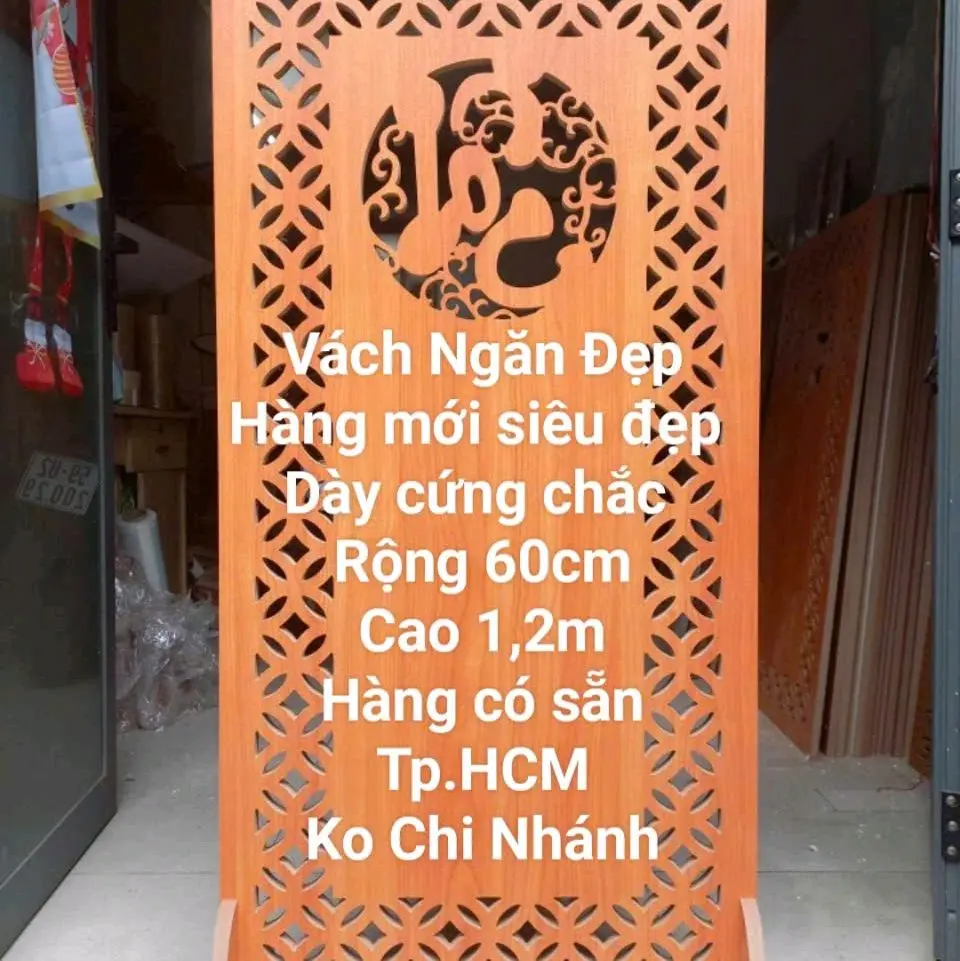Vách Ngăn Sale 700.000₫. Hàng Mới Siêu Đẹp. Rộng 60cm. Cao 1,2m. Loại dày cứng chắc. Ship Toàn Quốc. Hàng bán đúng màu, đúng mẫu. Đúng kích thước. Miễn đổi trả dưới mọi hình thức.