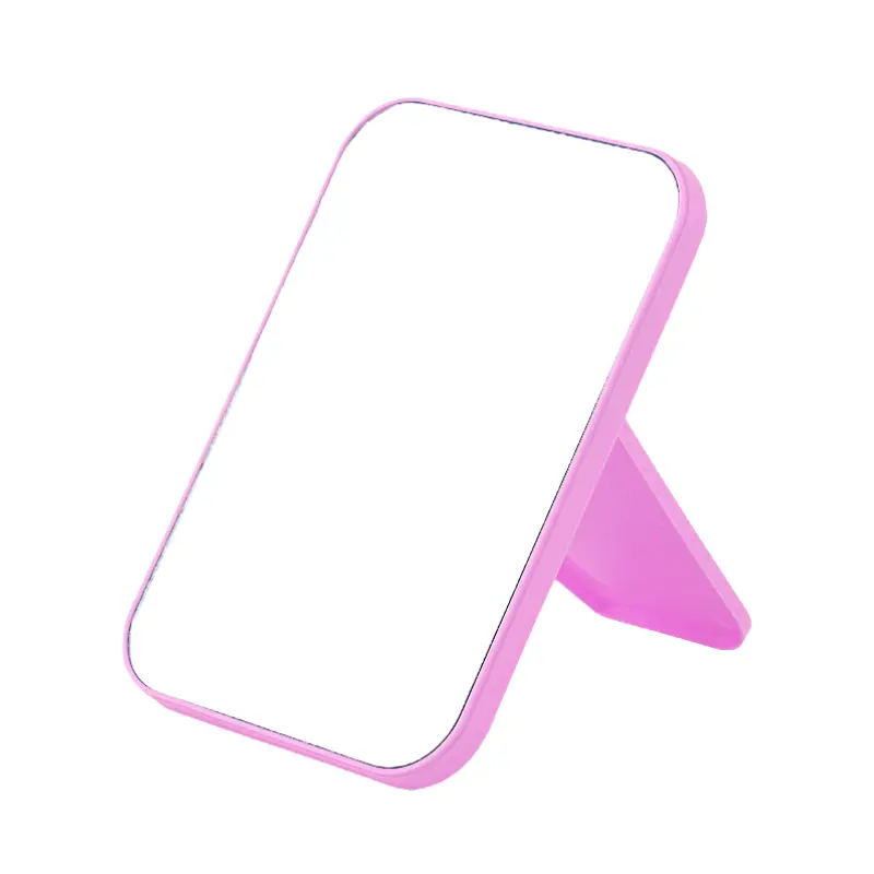 PUSAT17 CERMIN LIPAT PORTABLE PERSEGI / CERMIN KACA RIAS MAKE UP / CERMIN MEJA DUDUK SEGI / KACA CERMIN MAKEUP SERBAGUNA / BEAUTY MIRROR 5