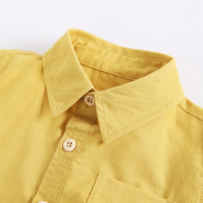 Product Introduction of Sanlutoz Summer Cotton Romper Baby Solid Color Shirt Baby Boy Clothes Casual New Style 23