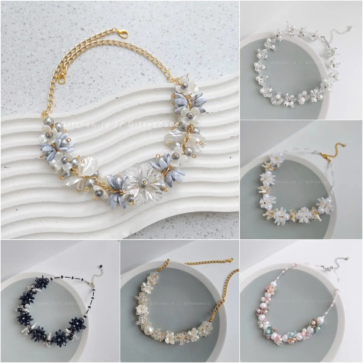 Kristal Necklace Hijab Friendly Kalung