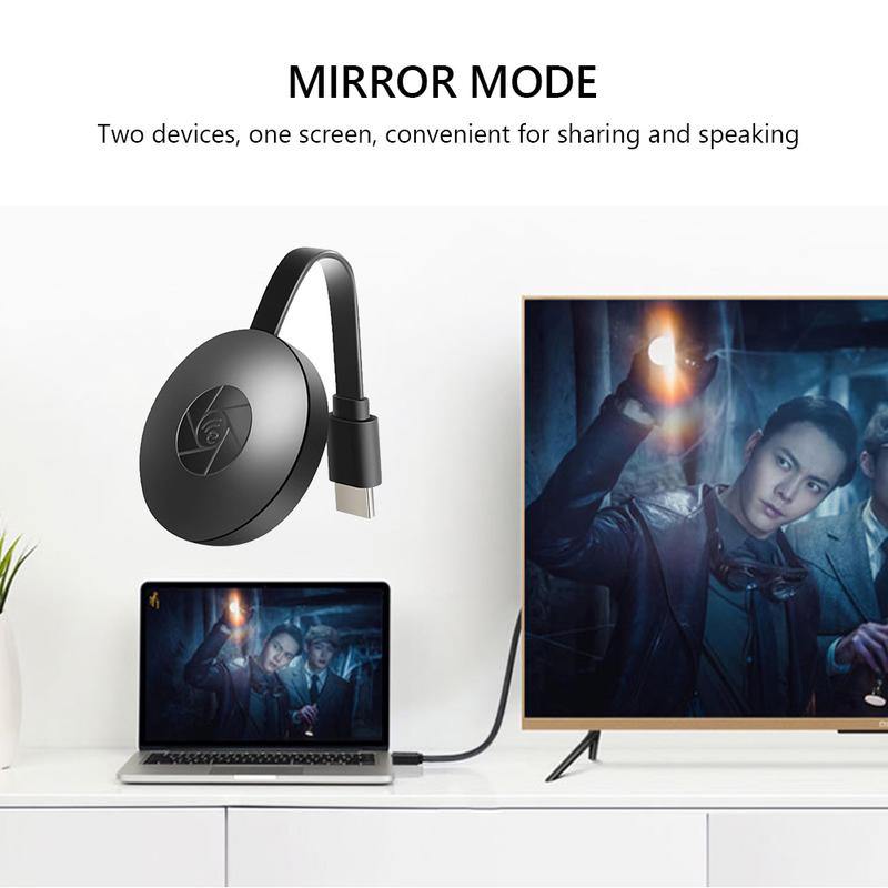 Product Introduction of Miracast Android Dongle Mirascreen Wifi HDMI-compatible Airplay TV Stick Wireless Display Receiver 1080P Media Streamer Adapter 8