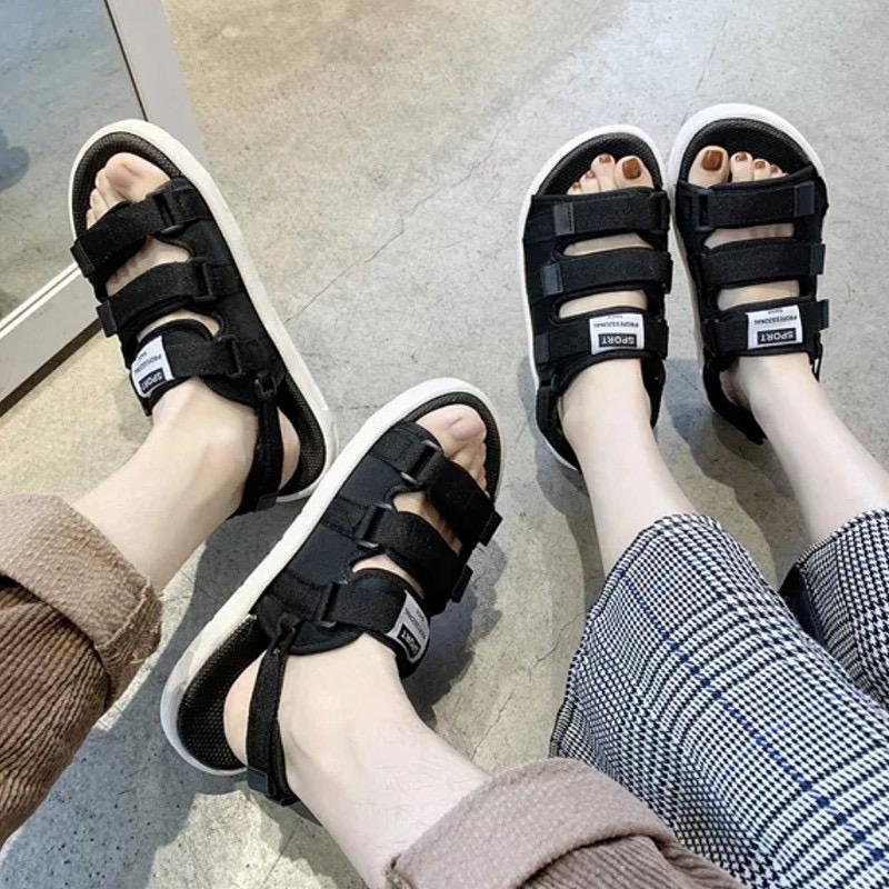 sandal nam nữ, dép quai hậu nam nữ, sandal học sinh/sinh viên đế mềm êm siêu bền, sandal 3 quai siêu hót trend GiàY DéP Cao Su Shoes