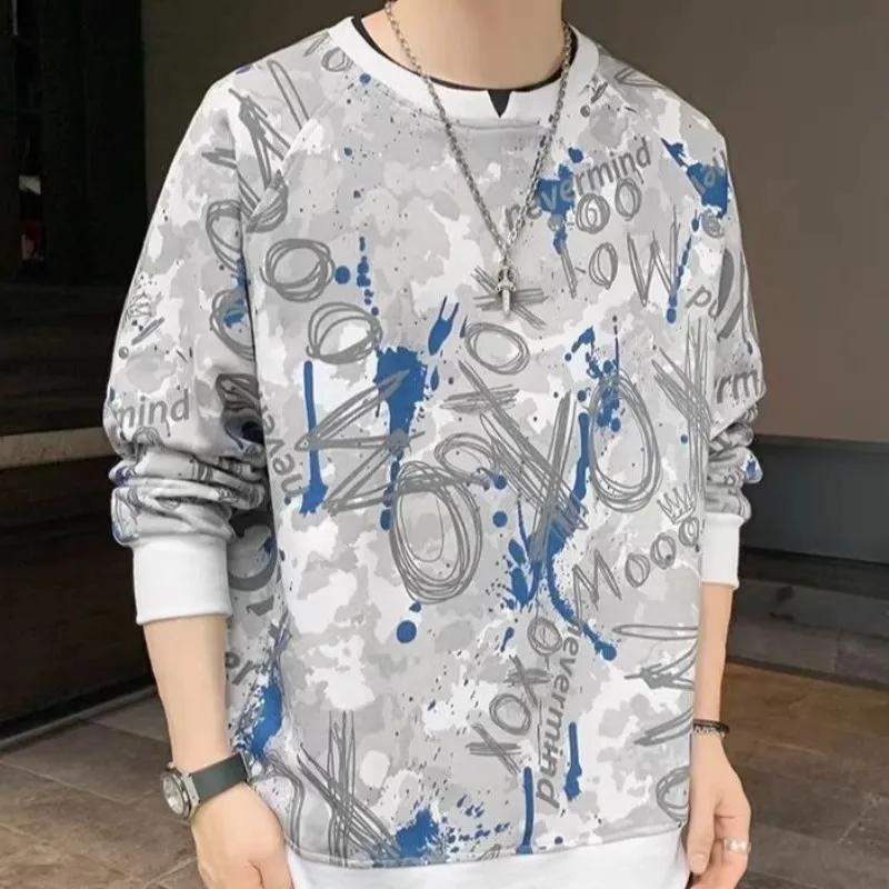 Product Introduction of {CSS Fashion Clothing} Mẫu mới áo sweater xo loang form rộng hàn quốc 4men ao top 90000224 57