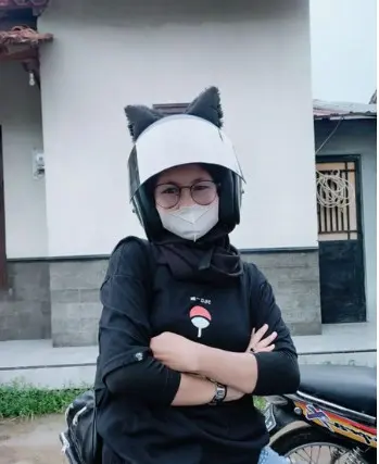 AKSESORIS HELM KUPING KUCING | TELINGA KUCING AKSESORIS HELM NEKOMIMI 1