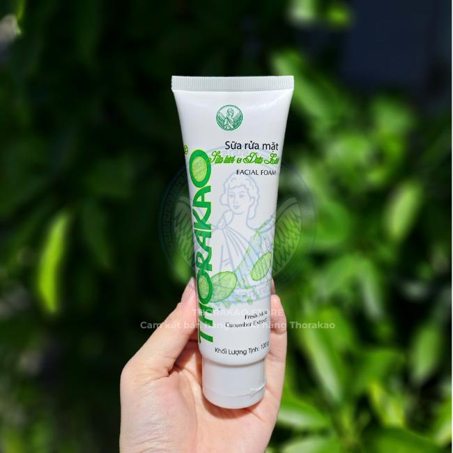 Sữa Rửa Mặt Tươi Dưa Leo 100g Giúp Kiểm Soát Dầu Thừa Trên Da - Thorakao Store. 1