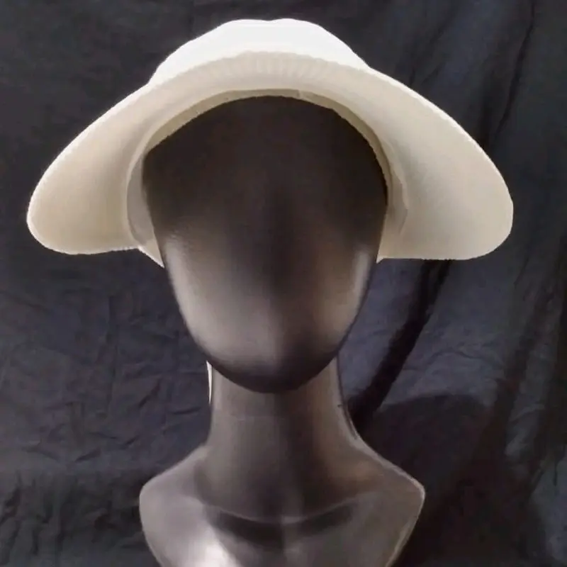 Topi Rajut putih cady golf style untuk haji dan umroh 2