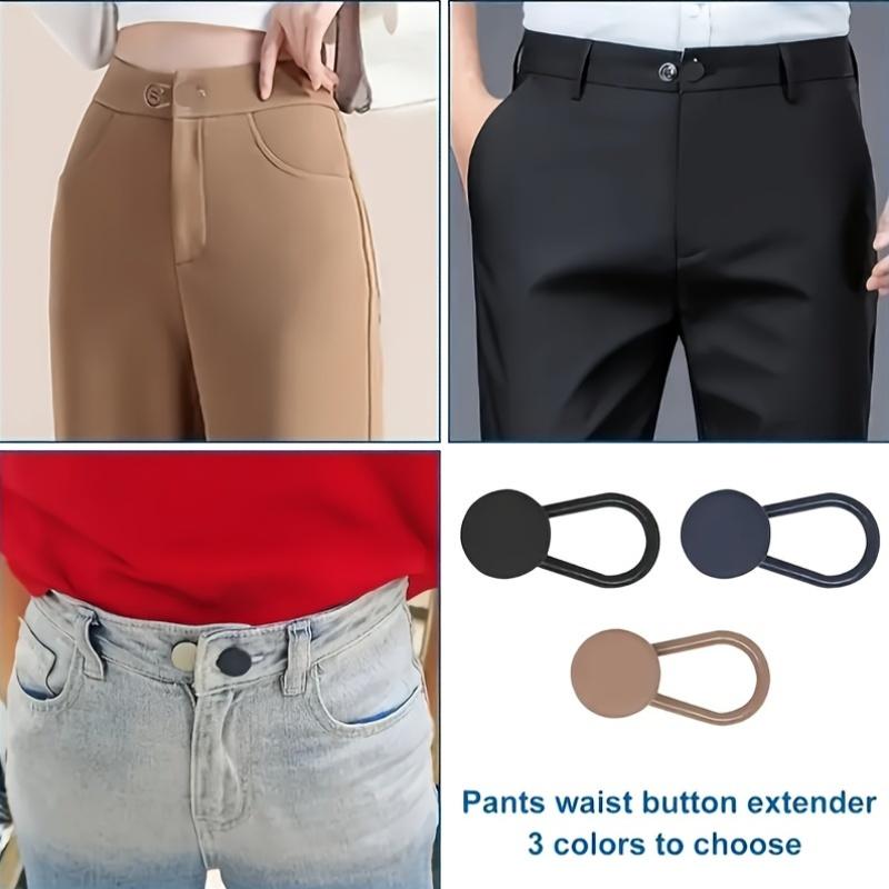 Thiết Bị Mở Rộng Và Mở Rộng Eo Quần Jean, Bộ 6 Chiếc, Nút Mở Rộng Eo, Nút Điều Chỉnh Đàn Hồi, Nút Đa Chức Năng, Không Cần Đinh Viền, Có Thể Tháo Rời   nhỏ  mini       làm     gương    hello  kitty    chải      mini phồng tóc hair  mold    lược lược tròn 1