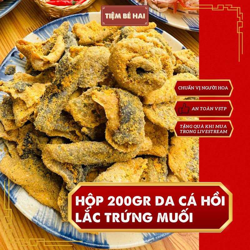 SNACK DA CÁ TRỨNG MUỐI PHÔ MAI ( TIỆM BÉ HAI ) ( ăn vặt ) ( Tặng 1 bánh tráng sốt tắc khi mua trong Live )