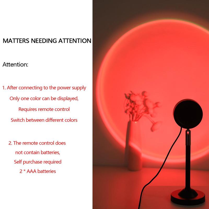 Sunset Lamp Projector LED Lights, Adjustable Projection LED Lights, Ambient Night Light, Desk Lights for Bedroom Photography, Girls Birthday Gift, Gadgets, Light Shades, Home Essentials, Room Accessories 5