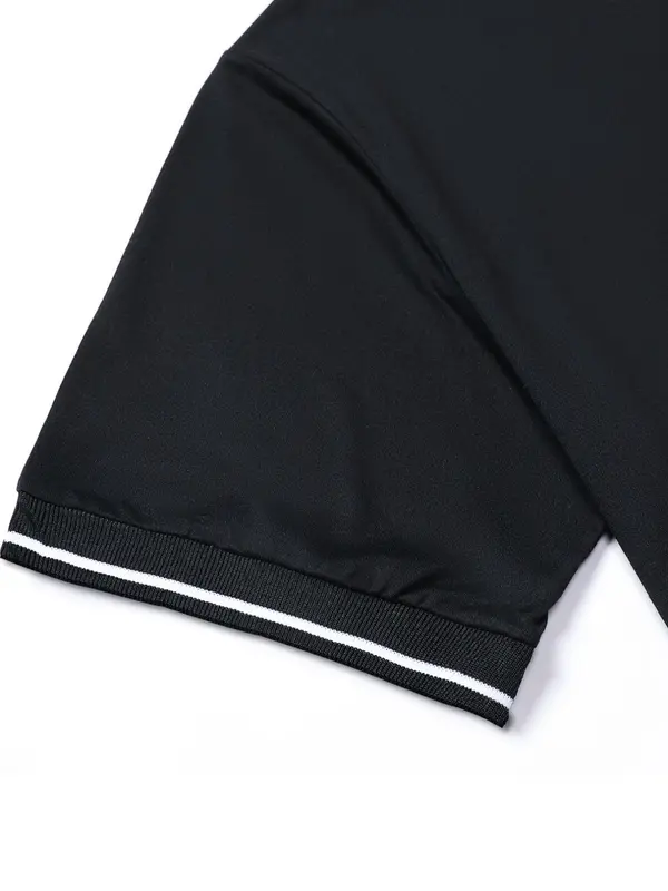 Men's Regular Fit Contrast Binding Polo Shirt, Casual Short Sleeve Top for Summer, Fashion Men's Clothes for Daily Wear 4