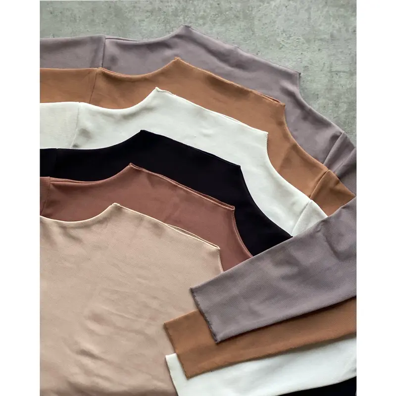 INNER HIJAB DALAMAN TURTLENECK LENGAN PANJANG BAHAN RIB TEBAL BEST 0