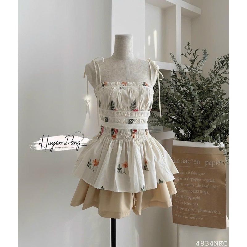 Áo dây hoa 2d ( 6 ) chất thun tăm chất tăm lạnh