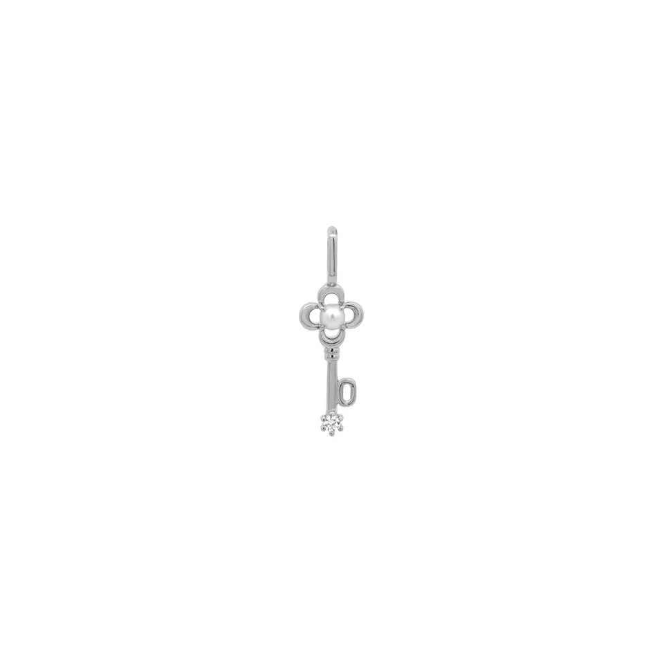 Silver Numeric Key Pendant