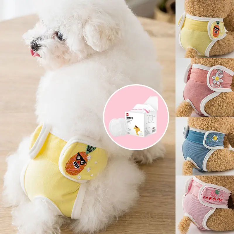 COMBO 2 Món Gồm Tã Lót Và Yếm Quần Sinh Lý Cho Chó Cái Quần Chip Chó Mèo Thú Cưng Ngày Rụng Dâu Giá Rẻ Hihapet. 3