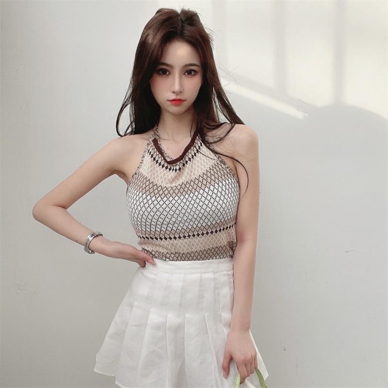 Product Introduction of Áo Mặc Bên Ngoài Và Mùa Hè, Thiết Kế Bãi Biển, Có Thể Mặc Bên Trong, Áo Vest Hai Dây Nhỏ Quần Áo Mới, Dành Cho Phụ Nữ Top Women Denim 1