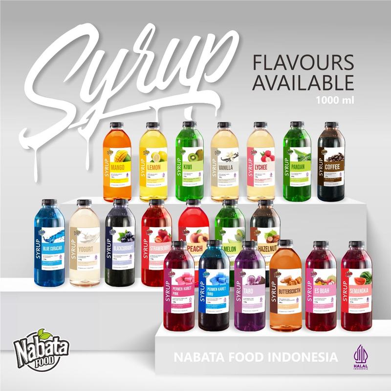 Product Introduction of Nabata Food Sirup Mangga 1 liter Syrup Mango Fruity 1